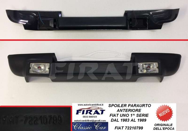 SPOILER PARAURTO FIAT UNO 1 SERIE ANT.